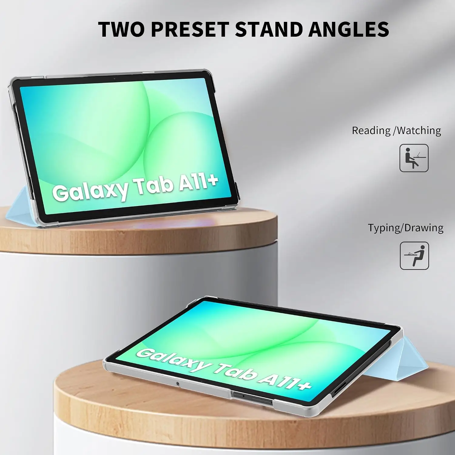 CACOE kaitseümbris koos karastatud klaasiga Samsung Galaxy Tab A11+ / A9+ 11" tahvelarvutile - Pilt 7