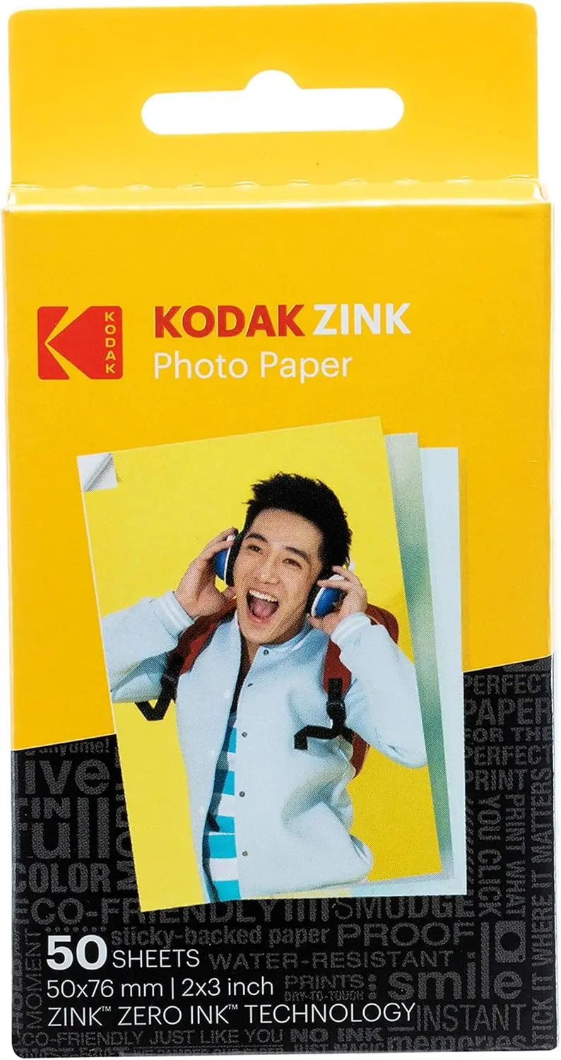 Kodak ZINK fotopaber 10tk (Kleebitavad)