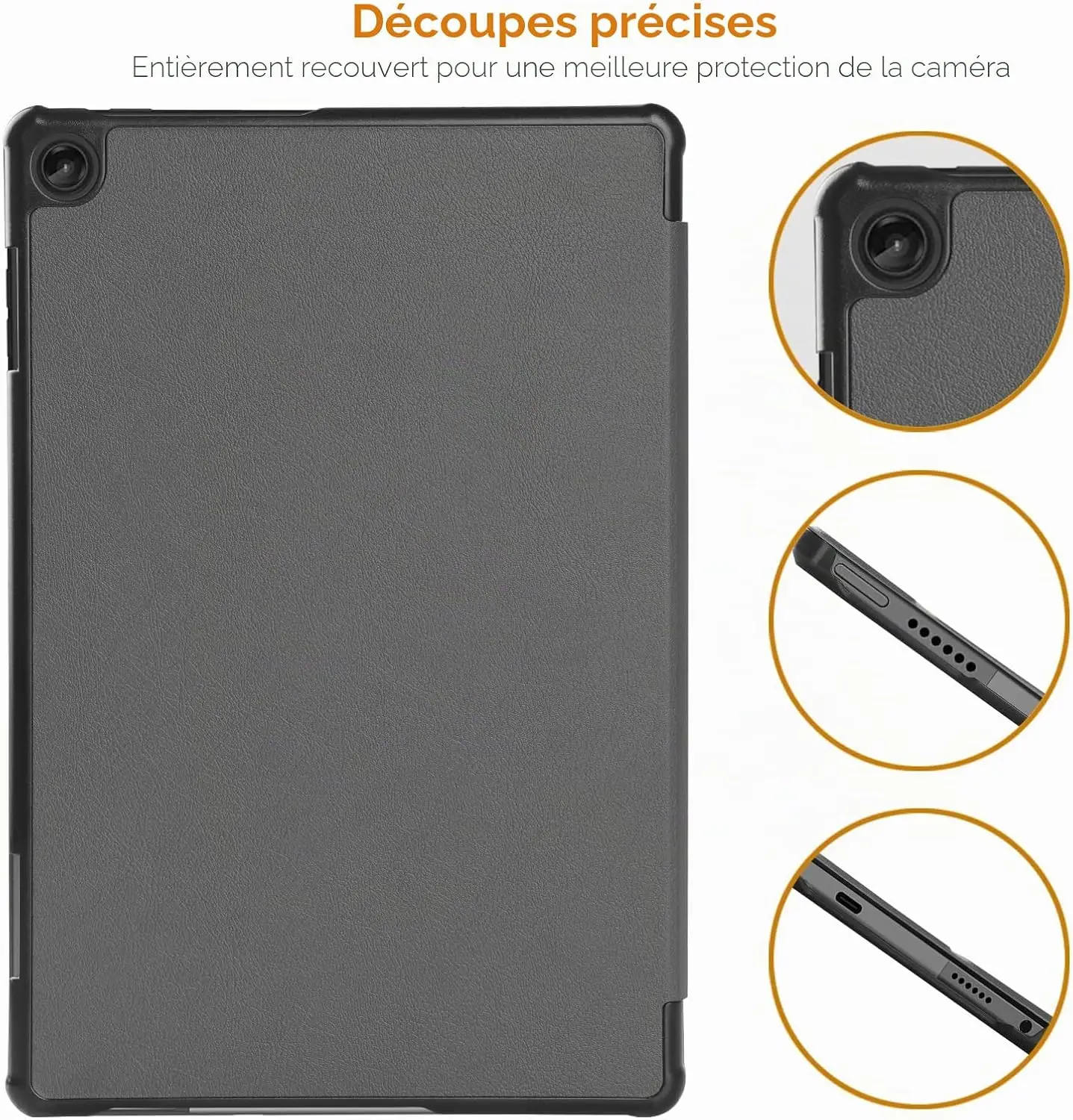 Bighan õhuke kaitseümbris Lenovo Tab M10 3rd Gen 10.1" TB-328F/TB-328X- Tumesinine - Pilt 4