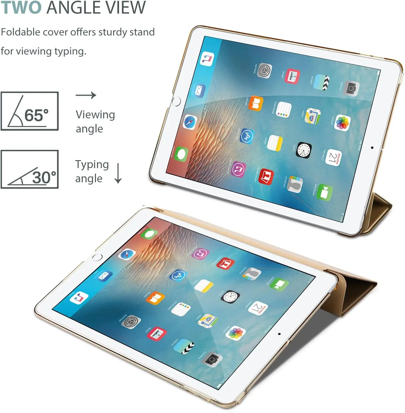 ProCase õhuke kaitseümbris iPad Air 3 10,5" (2019) ja iPad Pro 10,5" (2017) - Kuldne - Pilt 5