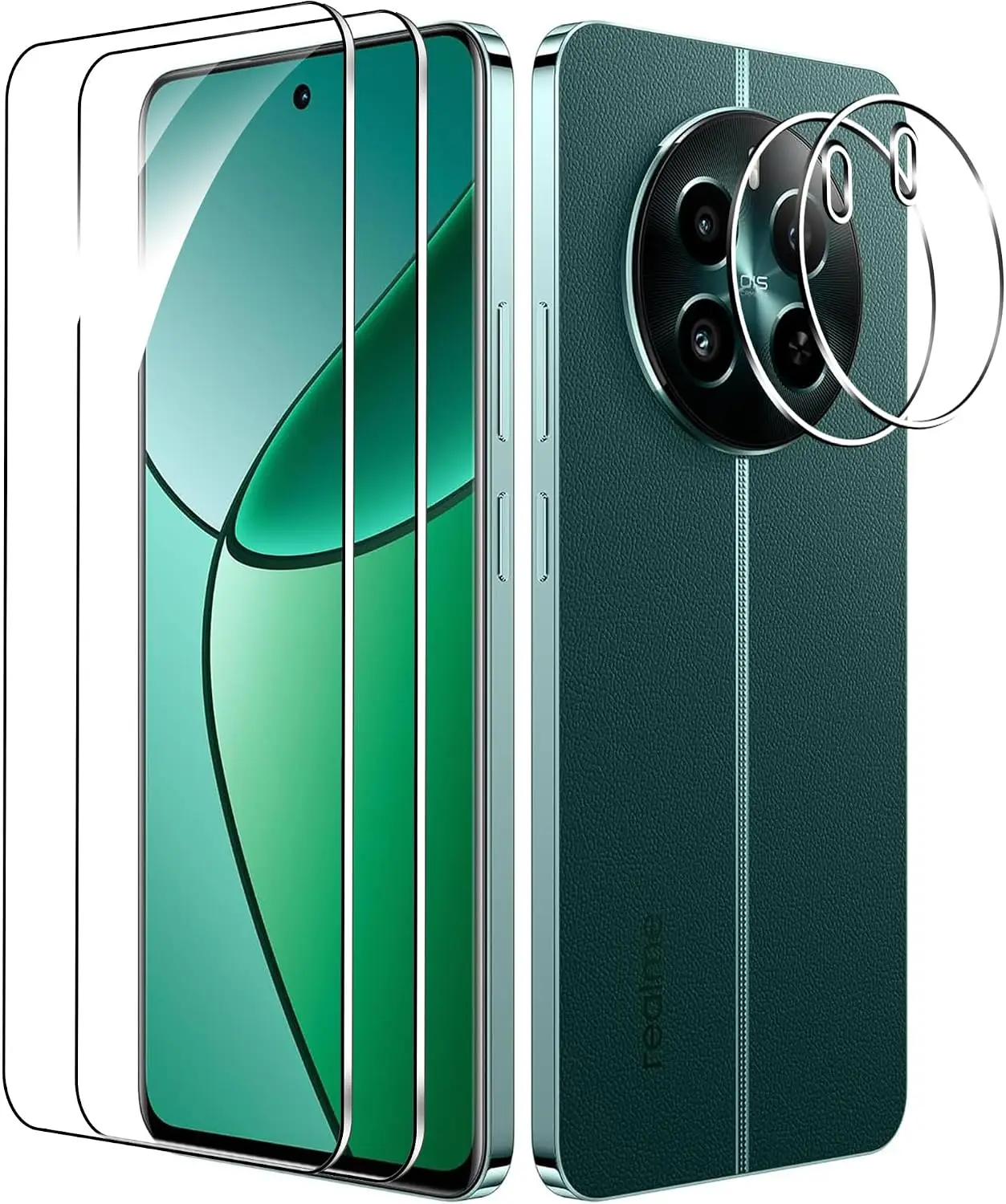 Cettec kaitseklaasi komplekt Realme 12+ 5G / 12 Plus 5G / Realme 12 4G nutitelefonile