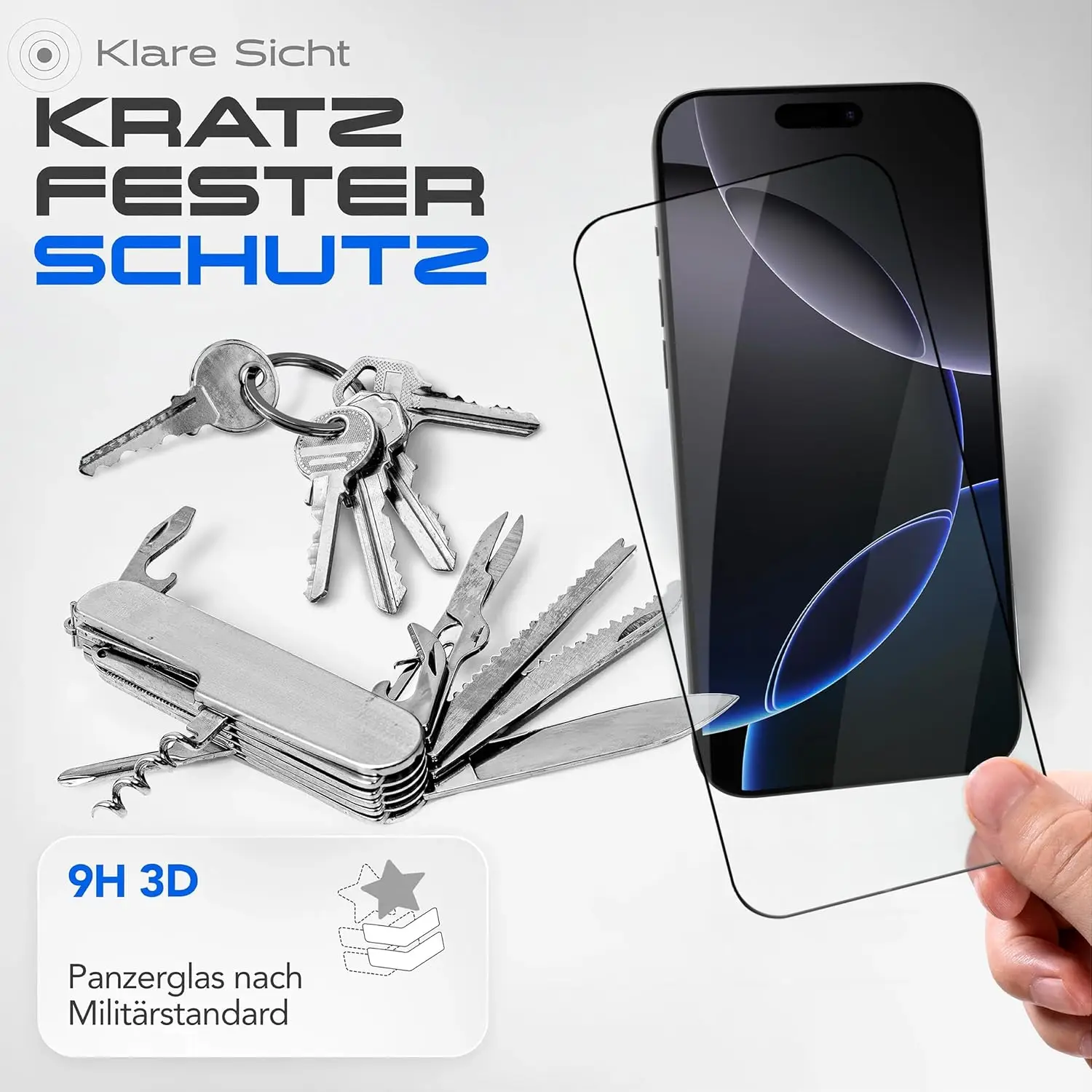 ROXX NEO 9H 3D karastatud kaitseklaas iPhone 16 Pro Max - Pilt 2