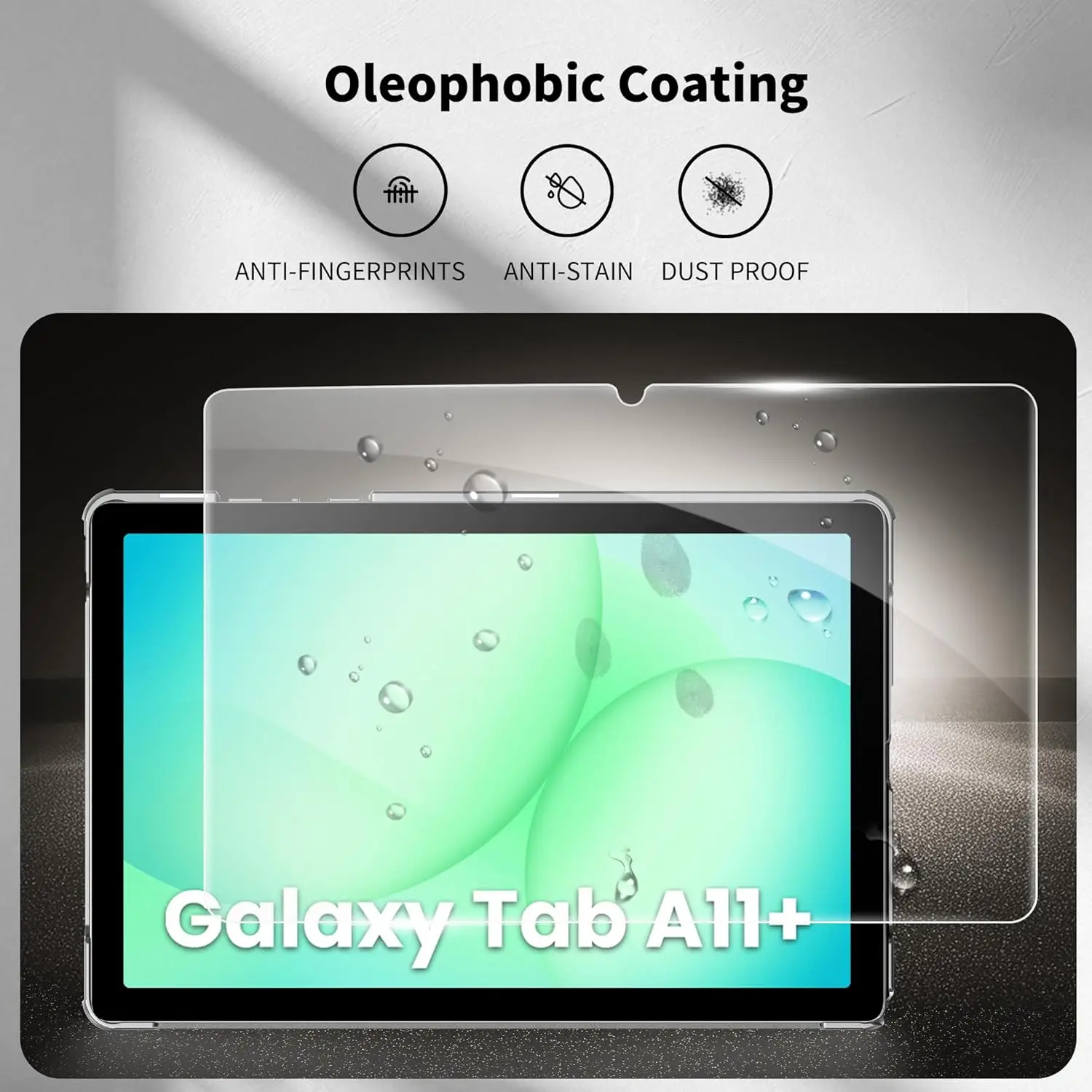CACOE kaitseümbris koos karastatud klaasiga Samsung Galaxy Tab A11+ / A9+ 11" tahvelarvutile - Pilt 6