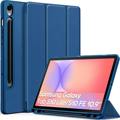EasyAcc õhuke kaitseümbris Samsung Galaxy Tab S10 Lite/S10 FE/S9 FE/S9 10,9″/11″ – Sinine