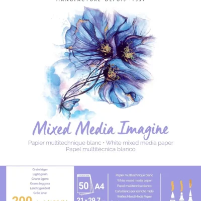 Canson Imagine Mix-Media A4 joonistusplokk (50 lehte)