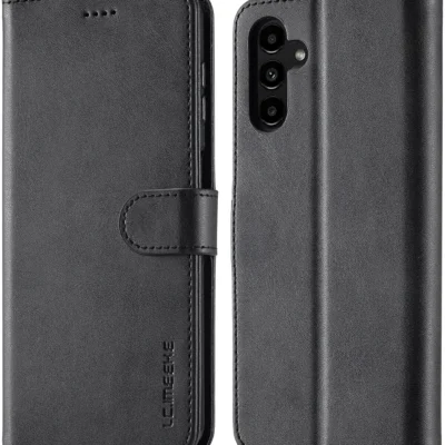 Waurz Nahast Telefoniümbris Samsung A34 5G- Must