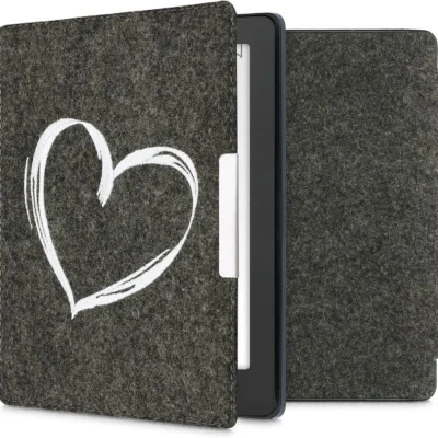 Kwmobile magneetilise klapiga vildist ümbris (ühildub e-lugeriga Kobo Aura H2O Edition 2)