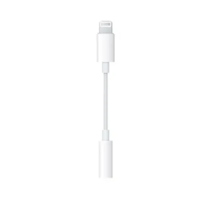 Apple Lightning->AUX 3.5mm- Valge