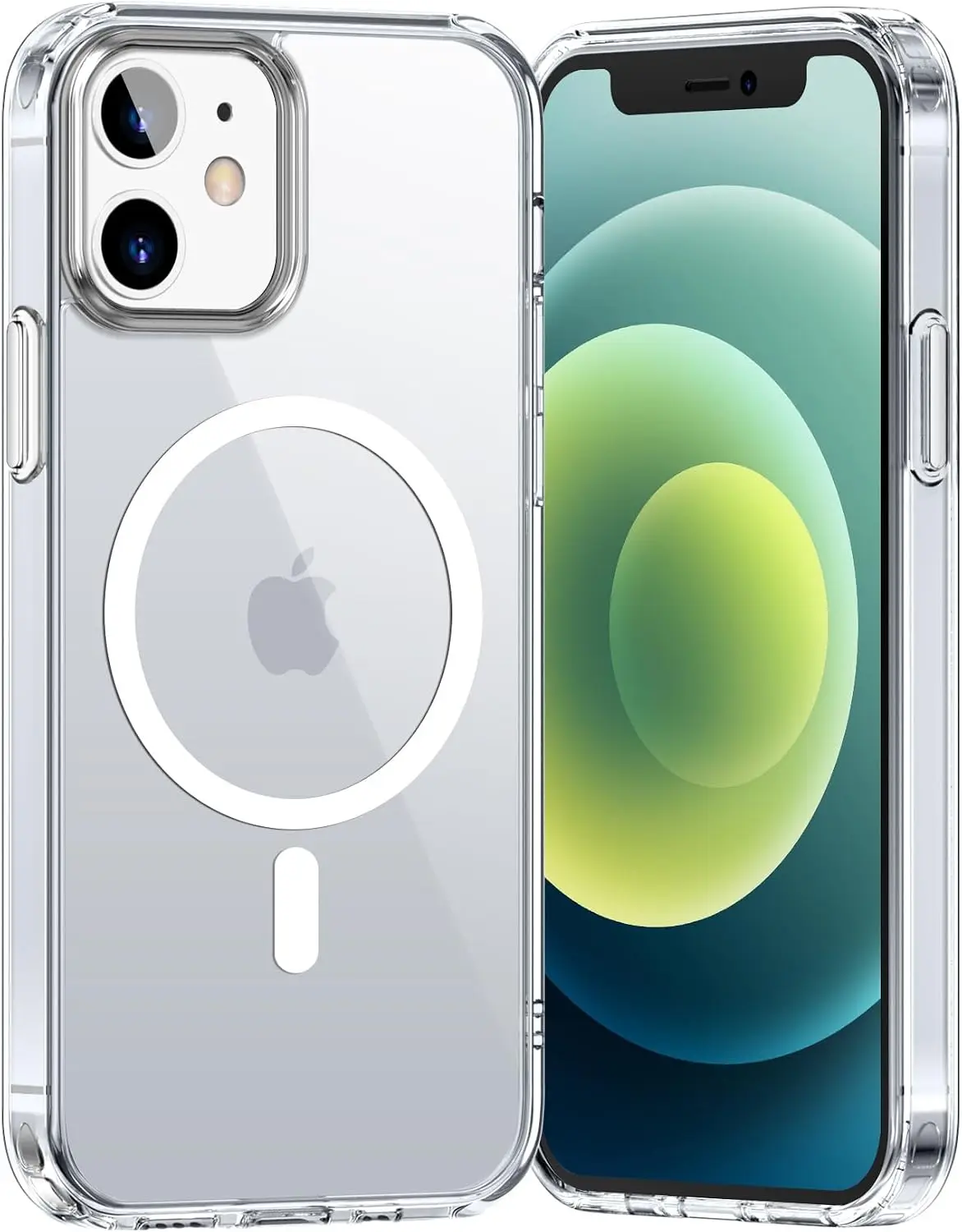 Pkiegrn läbipaistev magnetiline kaitseümbris iPhone 12 / 12 Pro