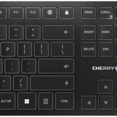CHERRY DW 9500 Slim juhtmevaba klaviatuuri ja hiire komplekt – Must/hall