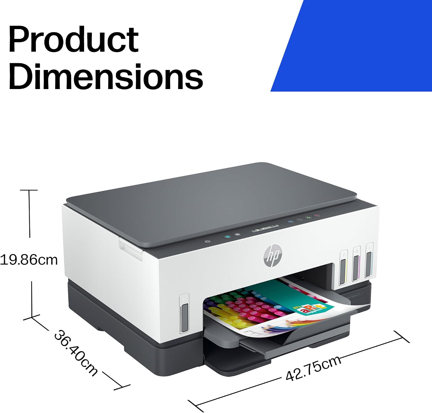 HP Smart Tank 6005 (2H1W1A) A4 multifunktsionaalne printer- Valge - Pilt 5