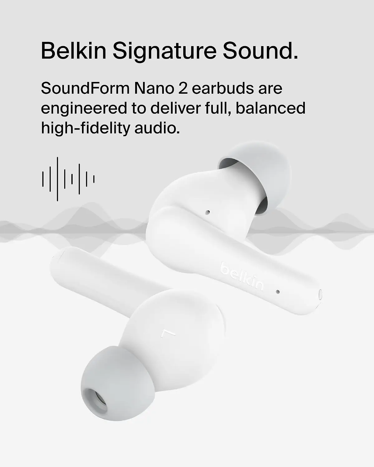 Belkin SoundForm Nano 2 laste juhtmevabad kõrvaklapid - Valge - Pilt 7