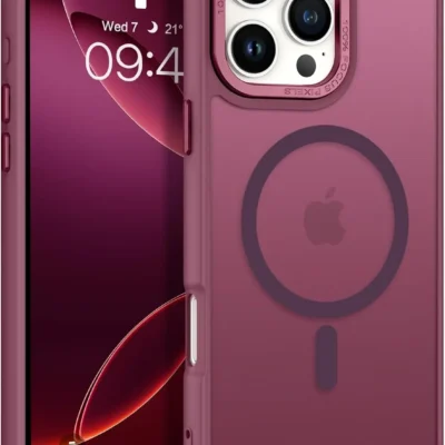 GaoBao kaitseümbris iPhone 16 Pro mudelile – Bordoopunane