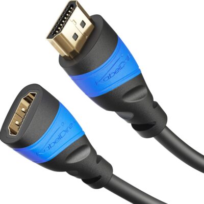 KabelDirekt HDMI pikenduskaabel (1 m, 4K@60Hz Ultra HD)