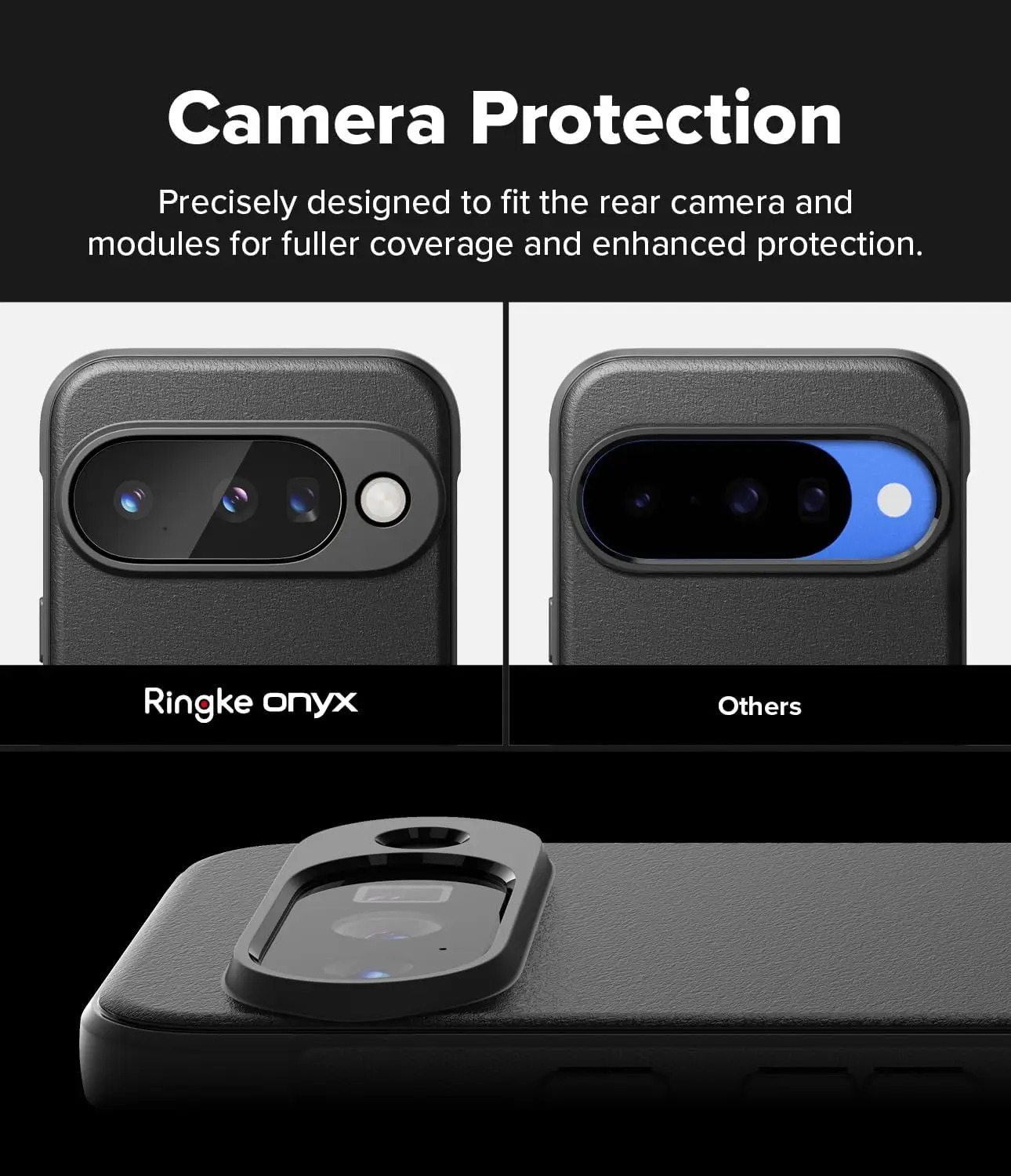 Ringke Onyx kaitseümbris Google Pixel 10 mudelile - Must - Pilt 3