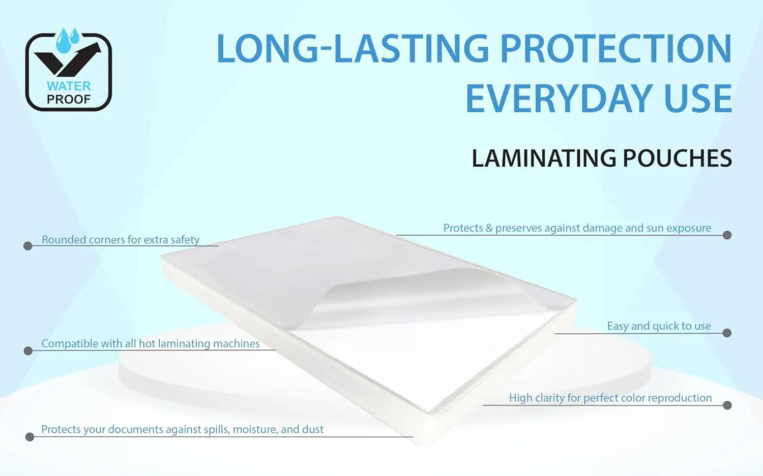 ProProd Lamineerimistaskud A4 75-80 Mikronit - Pilt 2