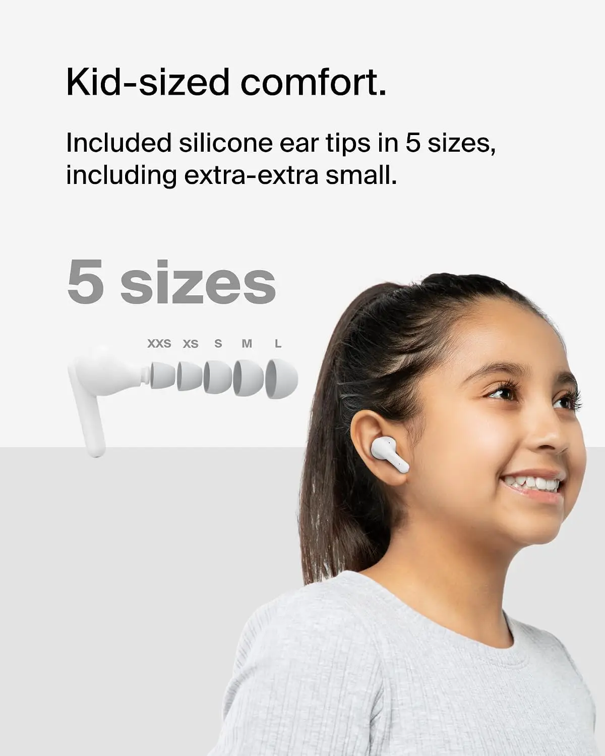 Belkin SoundForm Nano 2 laste juhtmevabad kõrvaklapid - Valge - Pilt 4