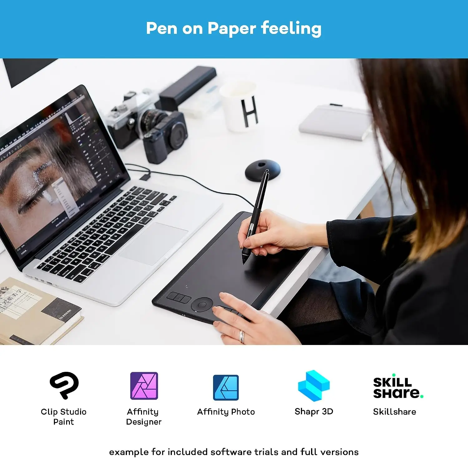 Wacom Intuos Pro S Graafikalaud (ILMA PUUTEPLIIATSITA) - Pilt 3