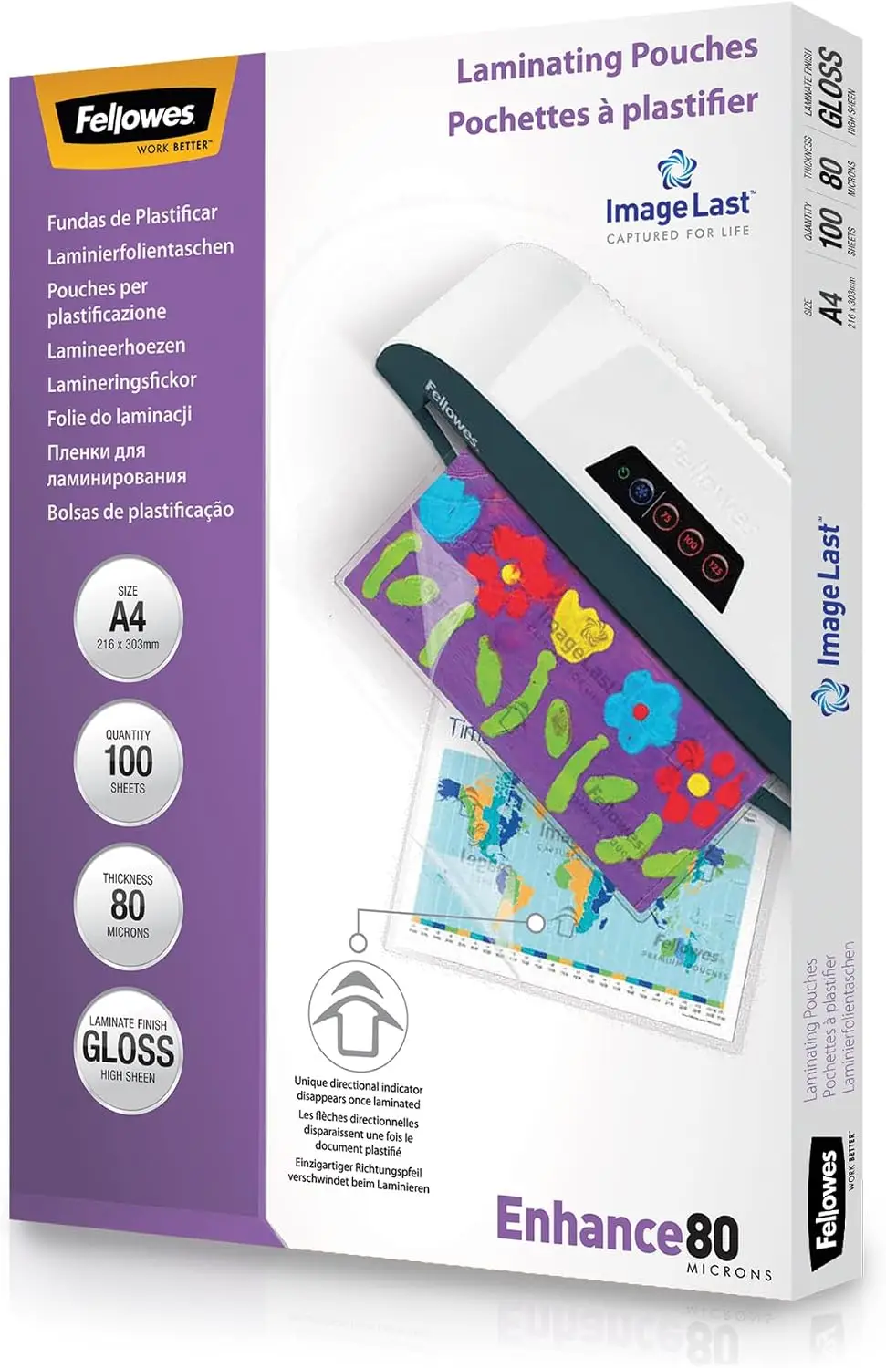 Fellowes Lamineerimistaskud A4 2x80 Mikronit