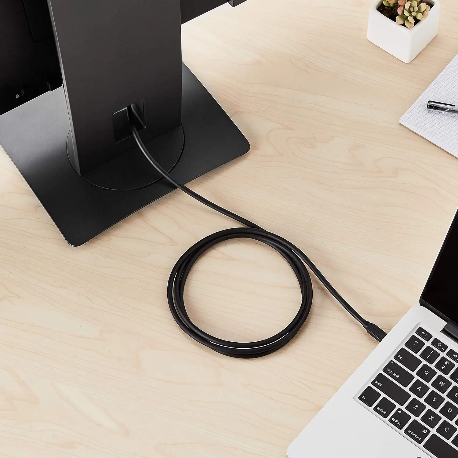 Amazon Basics Mini DisplayPort -> DisplayPort kaabel (1.8m, Must) - Pilt 7