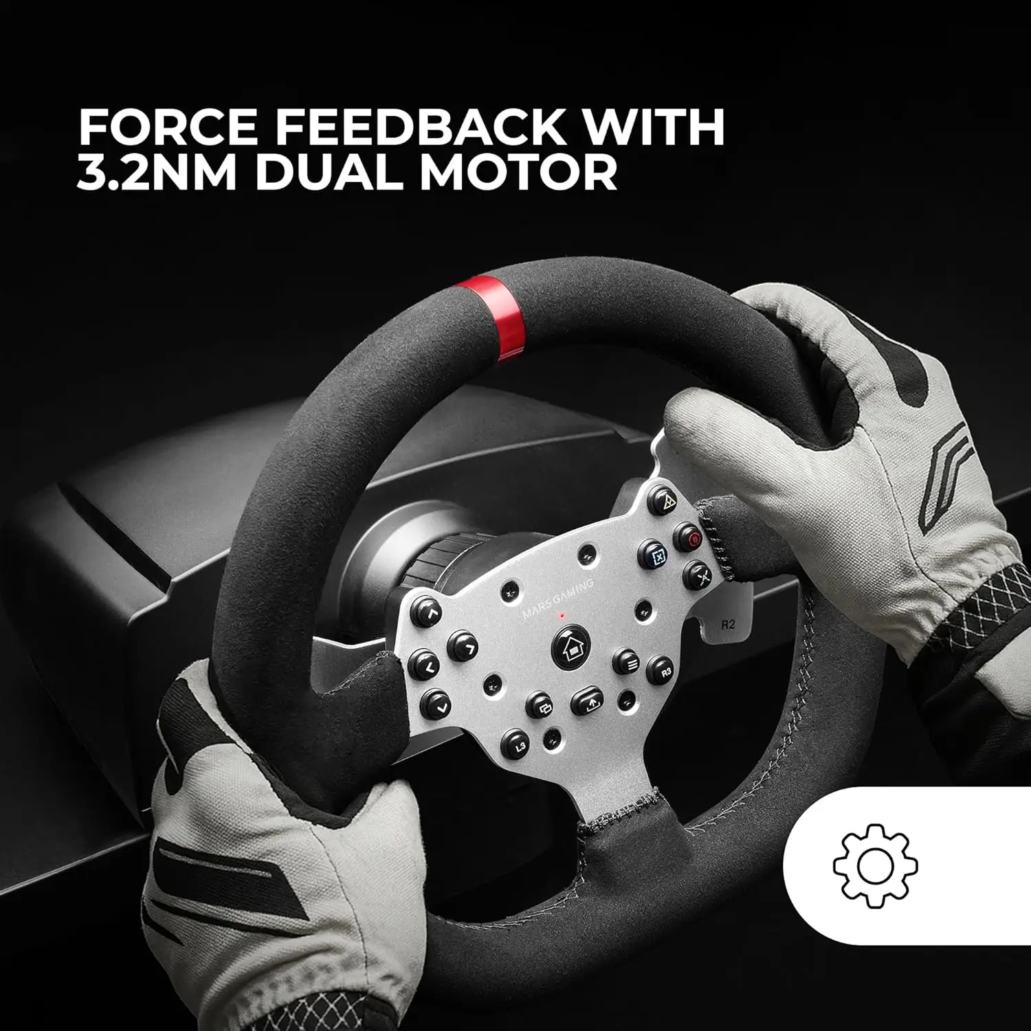 Mars Gaming MWH-RSX SimRacing roolikomplekt - Pilt 2