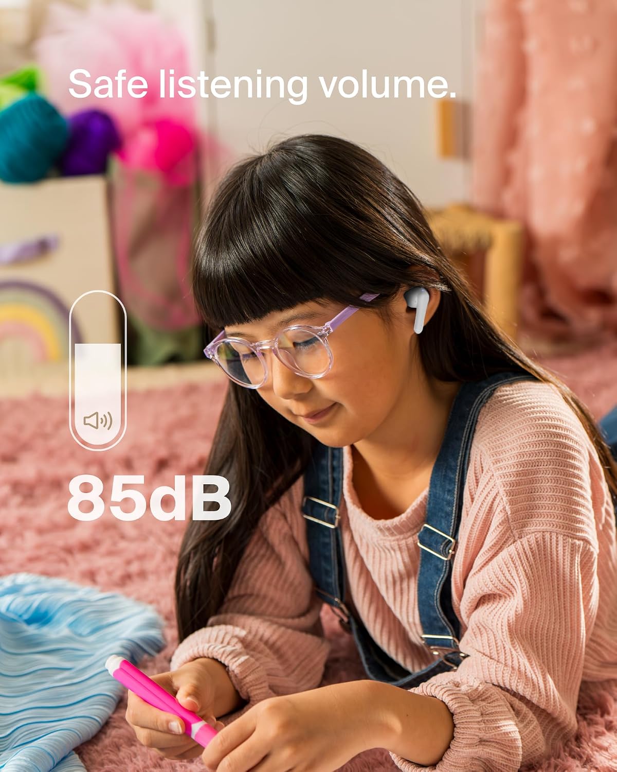 Belkin SoundForm Nano 2 laste juhtmevabad kõrvaklapid - Valge - Pilt 3