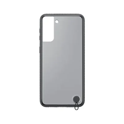 Ametlik Samsung Galaxy S21+ / S21+ 5G ümbris (must-läbipaistev)