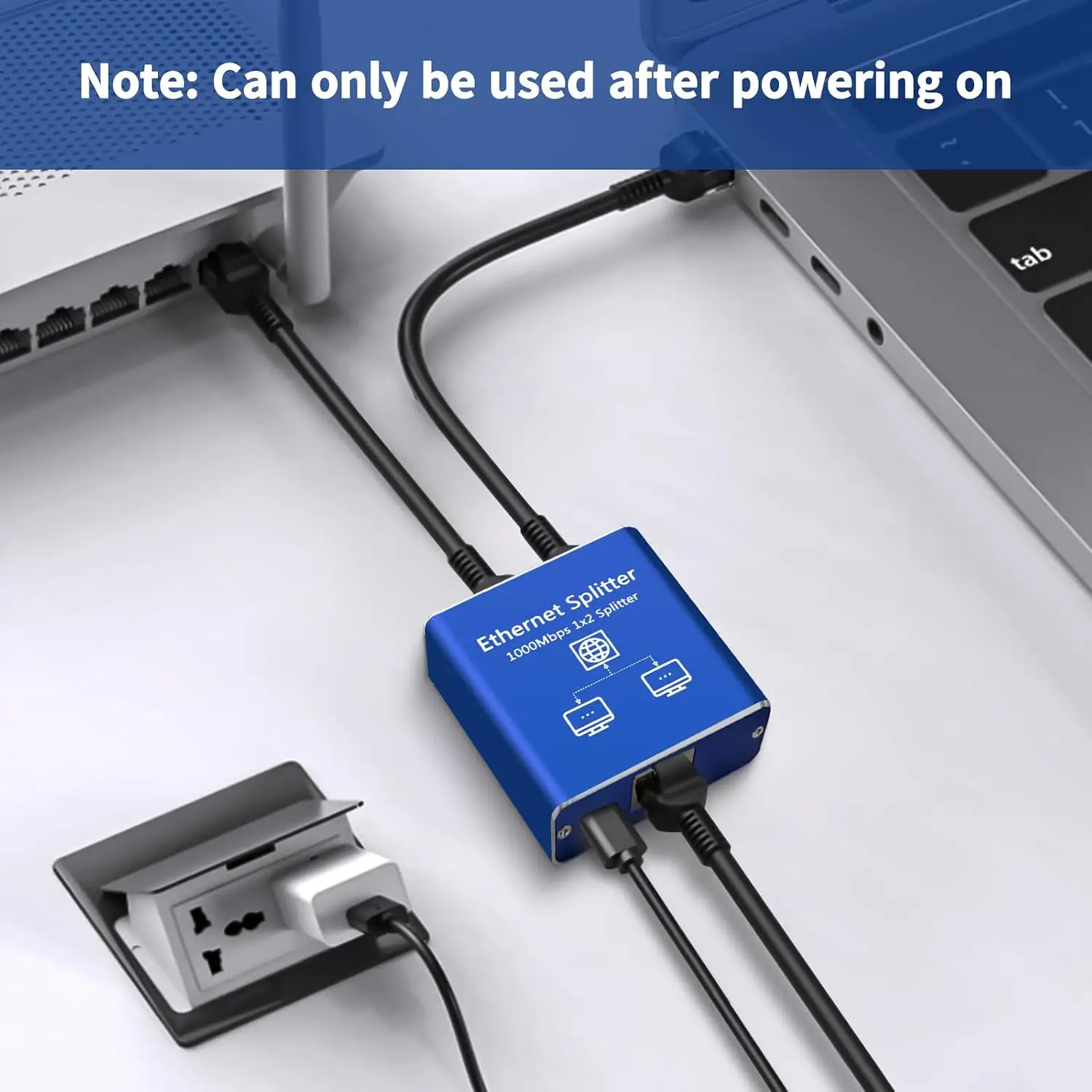 Gigabit Network Splitter Adapter - Pilt 4
