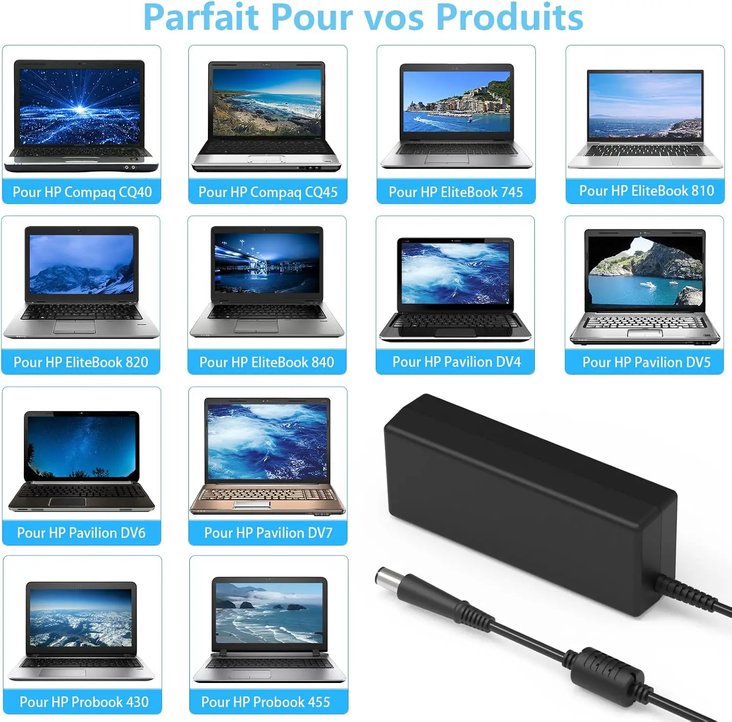 Hafiuege 90 W Toiteplokk HP EliteDesk / ProDesk Sülearvutitele - Pilt 2
